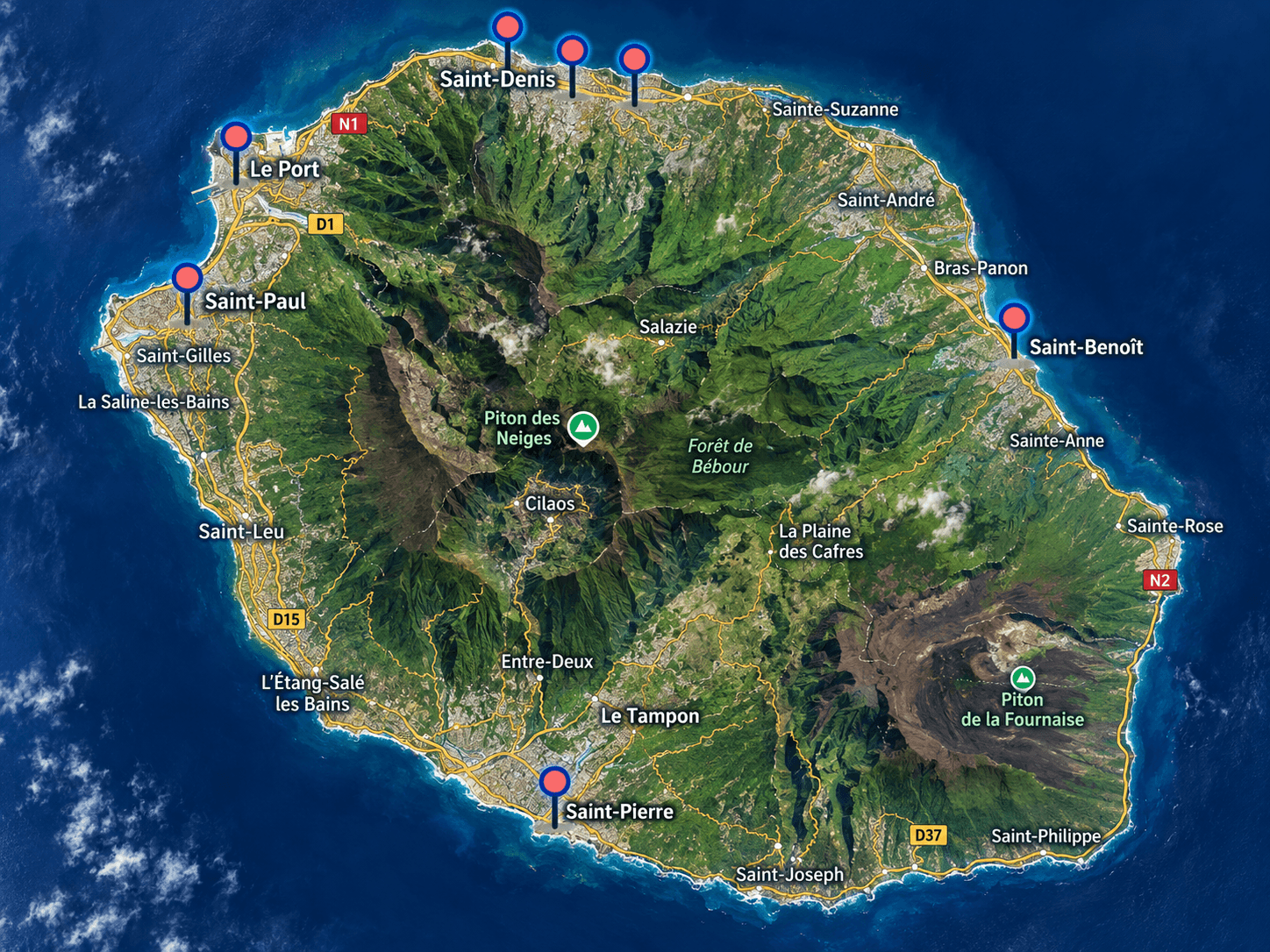 Map location