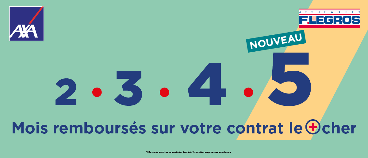 Jusqu'à 5 mois remboursés sur votre contrat le plus cher !