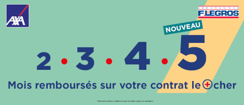 Jusqu'à 5 mois remboursés sur votre contrat le plus cher !